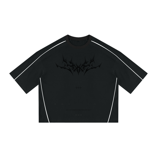 Unisex Heavyweight Boxy Piping T-Shirt
