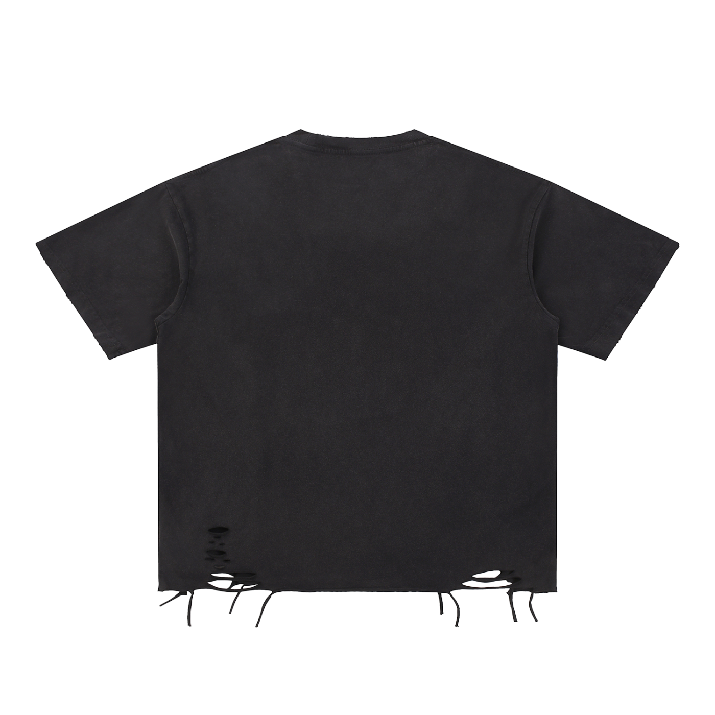 TRANSCEND RAW EDGE _TEE [black]