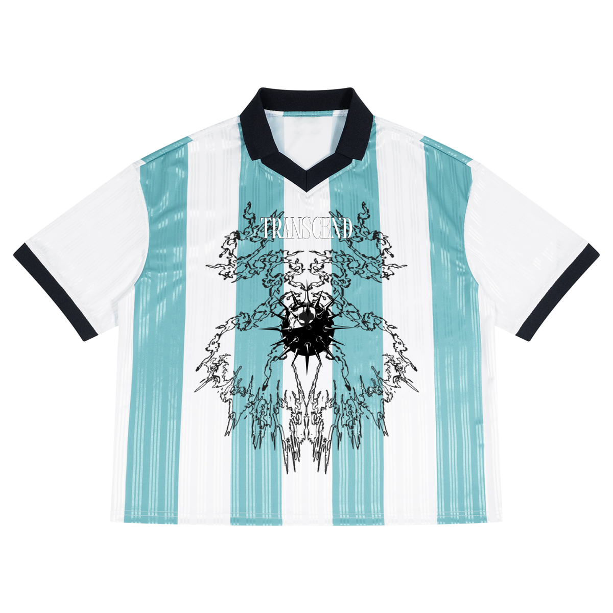 Cyber 3.0 | Boxy Striped Collared Soccer Jersey