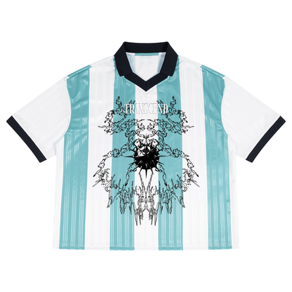 Cyber 3.0 | Boxy Striped Collared Soccer Jersey