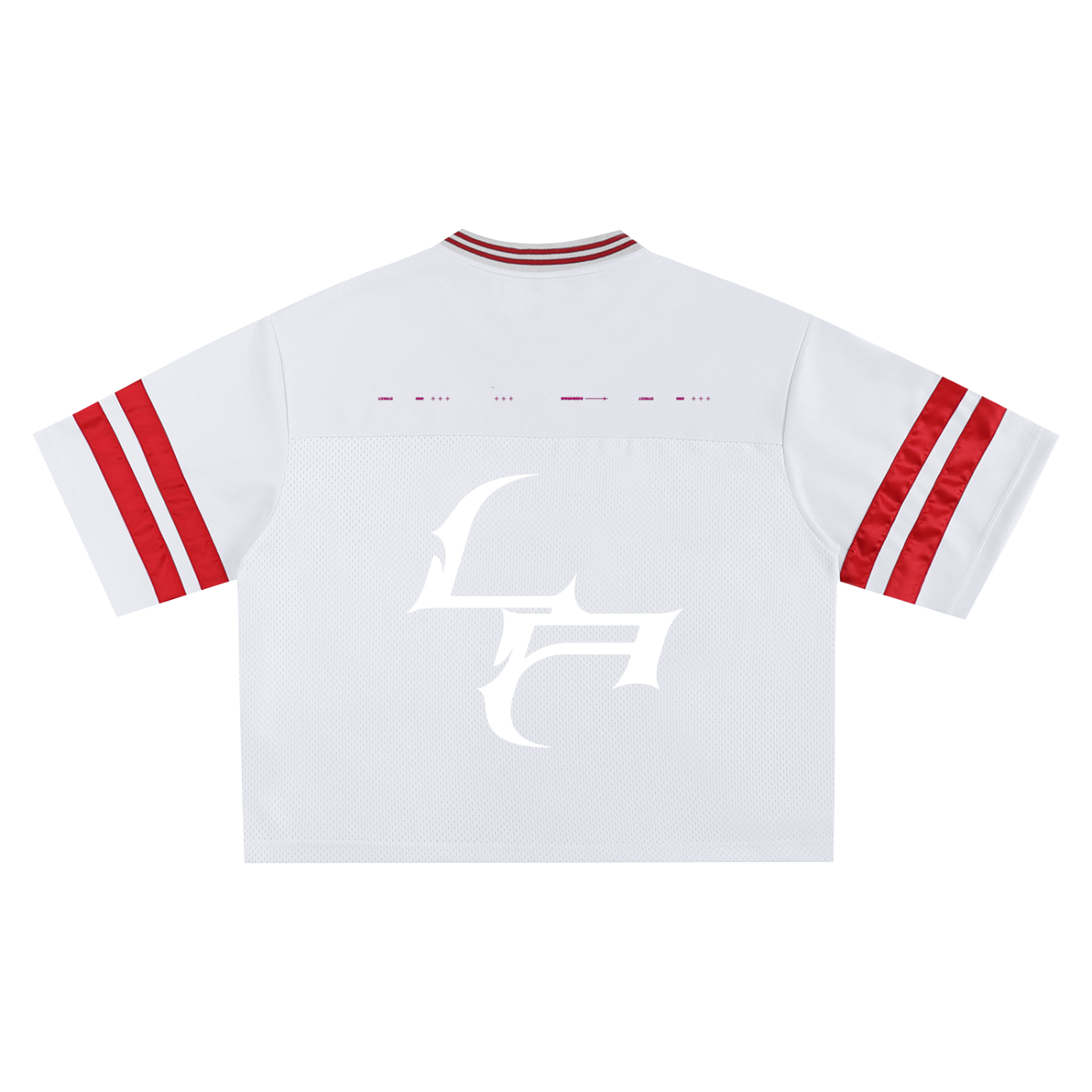 TRIBAL GRUNGE_ Performance JERSEY [white]