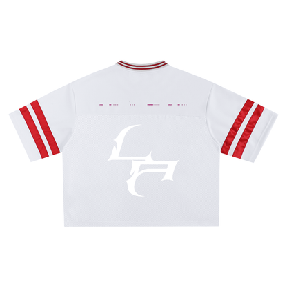 TRIBAL GRUNGE_ Performance JERSEY [white]