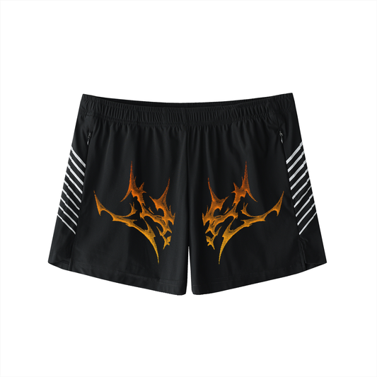 ASH CREST_RUNNING SHORTS [black]