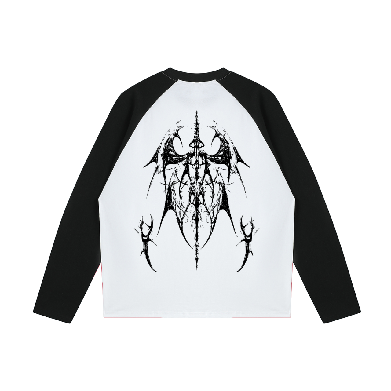 BONES TWO TONE_LONG SLEEVE [black/white]