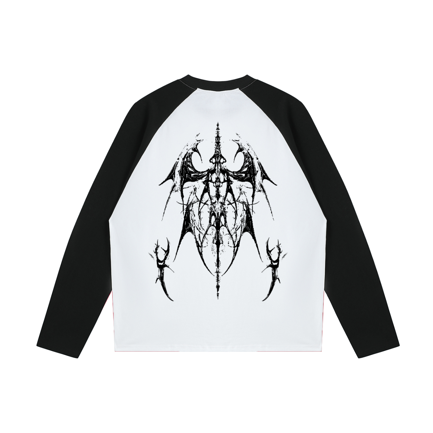 BONES TWO TONE_LONG SLEEVE [black/white]