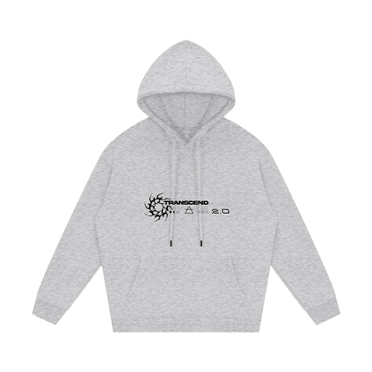 GRUNGE NEO TRIBAL_HOODIE [white, apricot, gray, + cream]