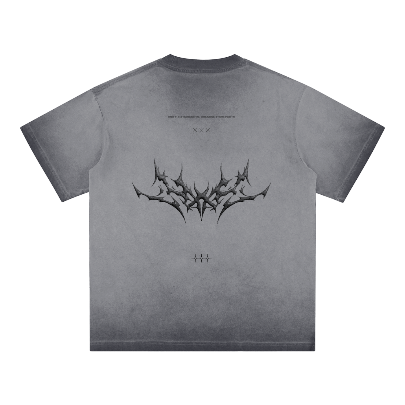 ASH CREST_FADED TEE [green, khaki + dark gray]