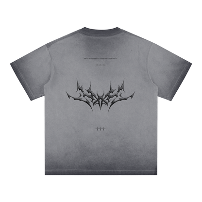 ASH CREST_FADED TEE [green, khaki + dark gray]