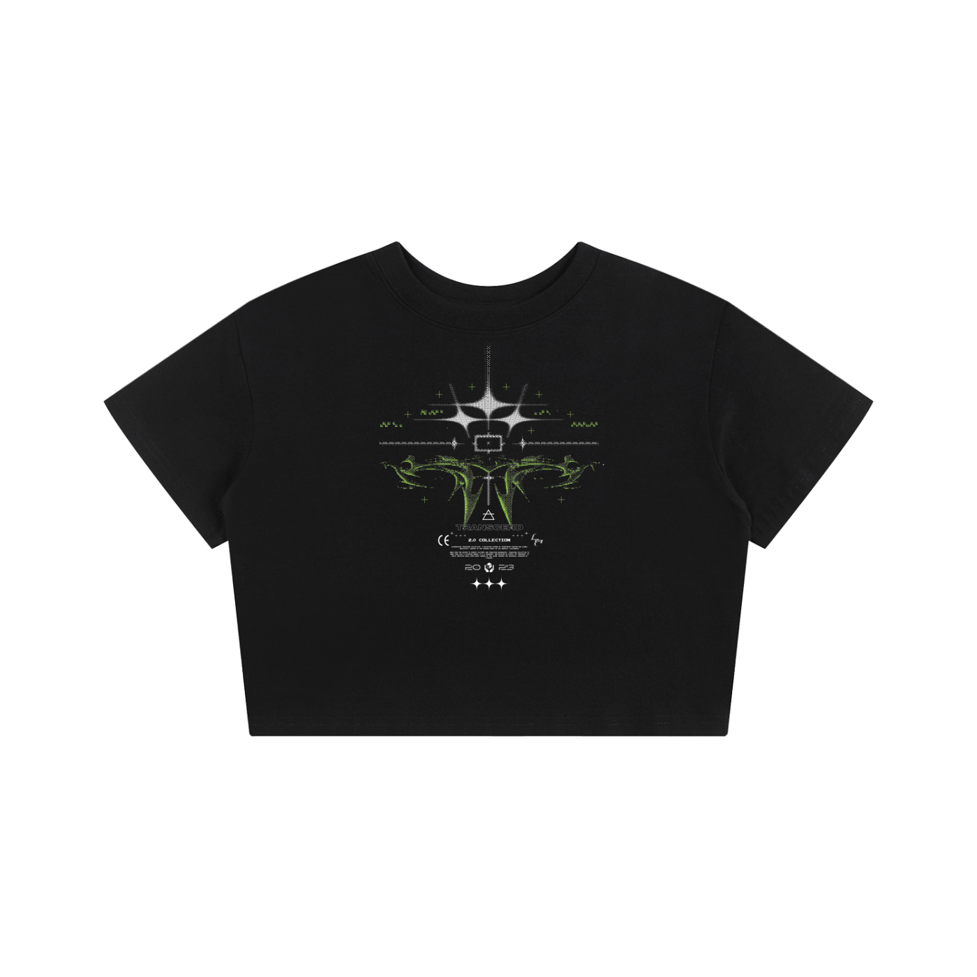 TRANSCEND CIGIAL_CROPTOP [black]