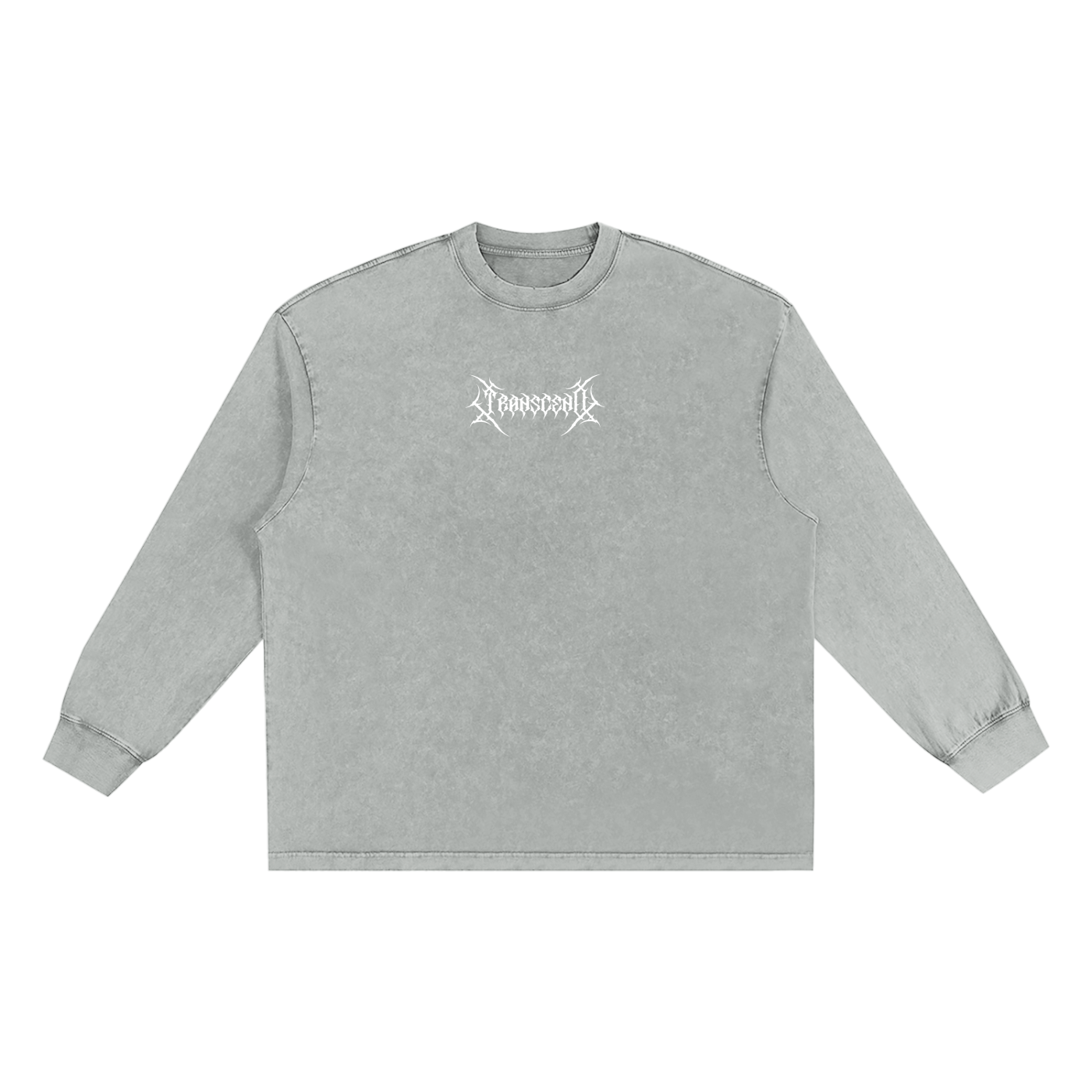 TRIBAL SNOW WASH_LONG SLEEVE [cream+gray]
