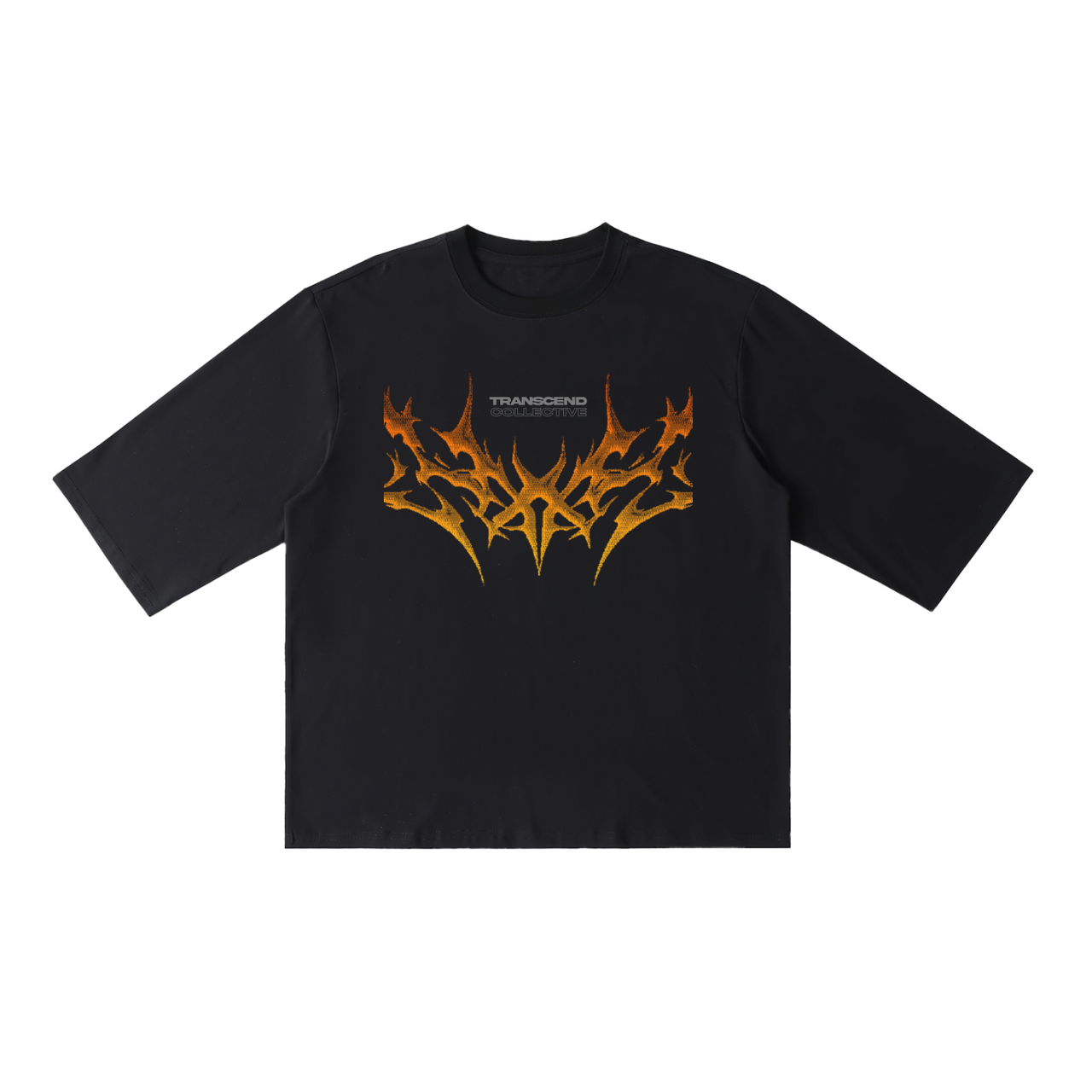 TRIBAL HALF SLEEVE _TEE [black]