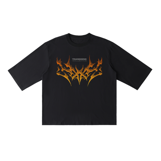 TRIBAL HALF SLEEVE _TEE [black]