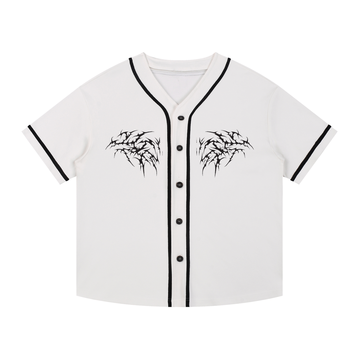 TRIBAL GRUNGE _JERSEY  [white]