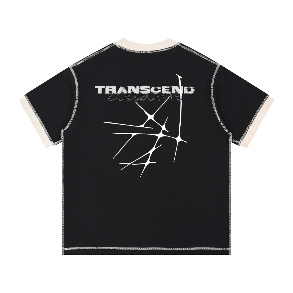 Cyber 3.0 | Contrast-Stitched Ringer T-Shirt