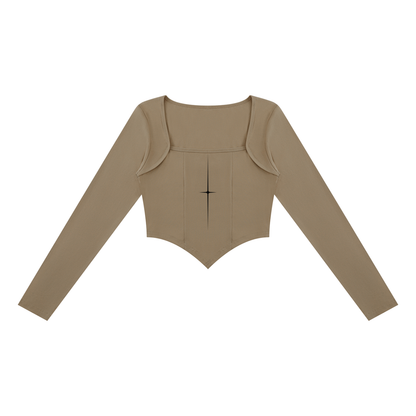 Cyber 3.0 | Women's Square Neck Cropped T-Shirt