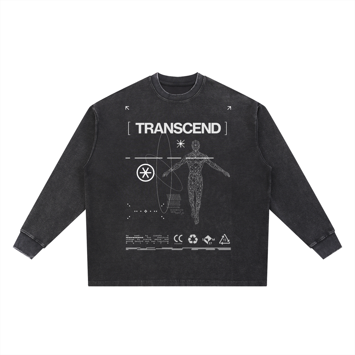 Leonardo da Vinci 3.0 | Wash Waffle Oversized T-Shirt