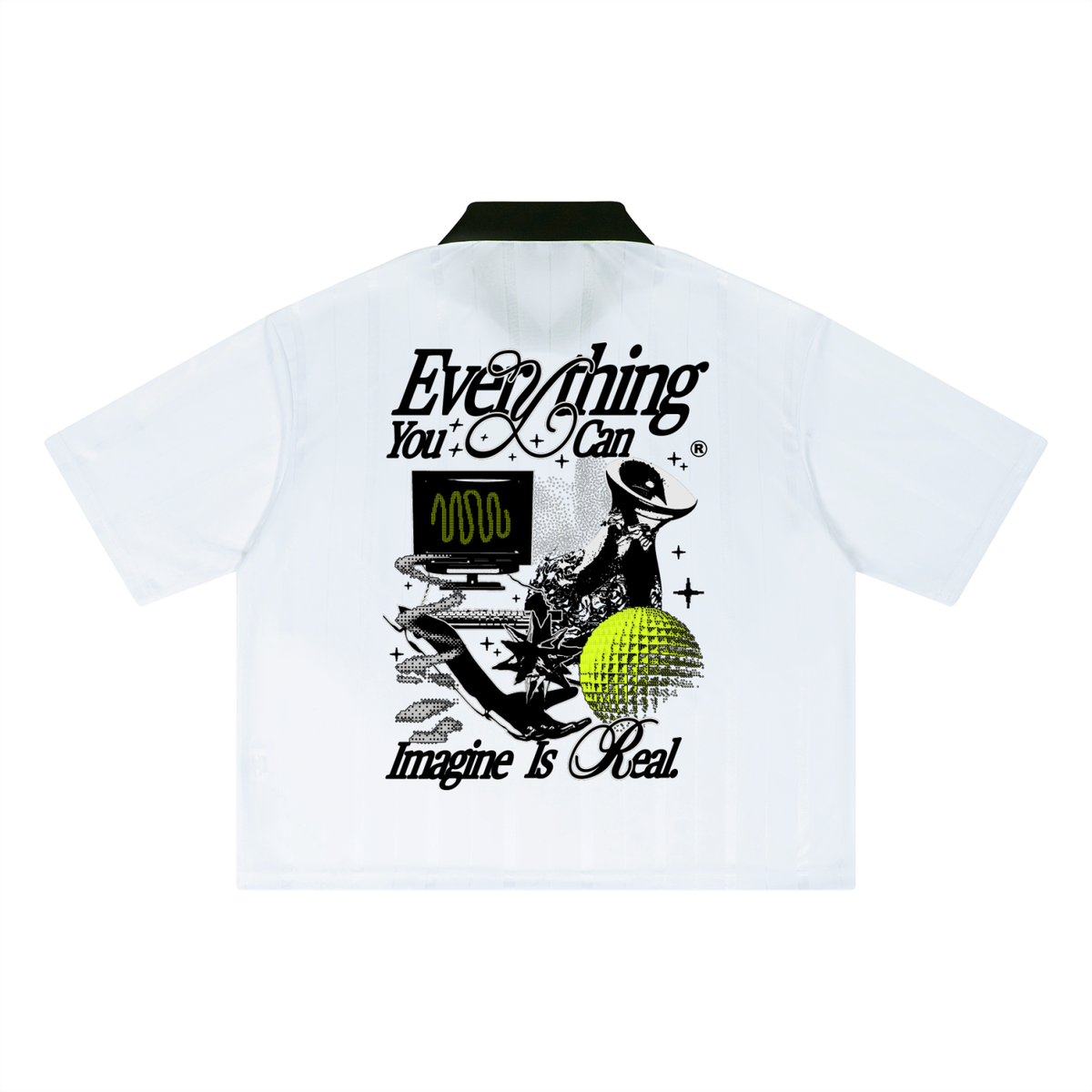 Everything You can Imagine Is Real | Striped Boxy Soccer Jersey