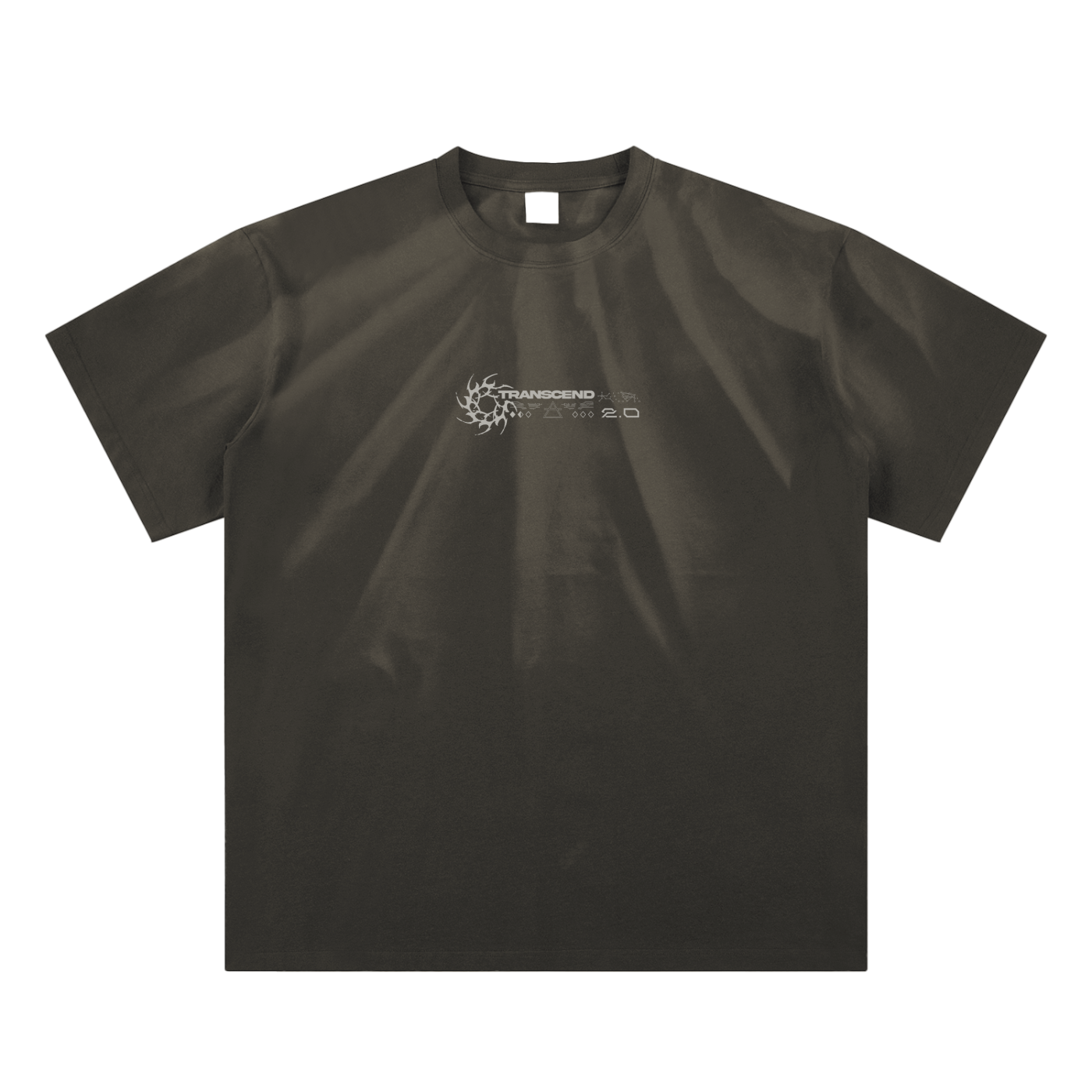 SUNFADE BONE_TEE [black+brown]