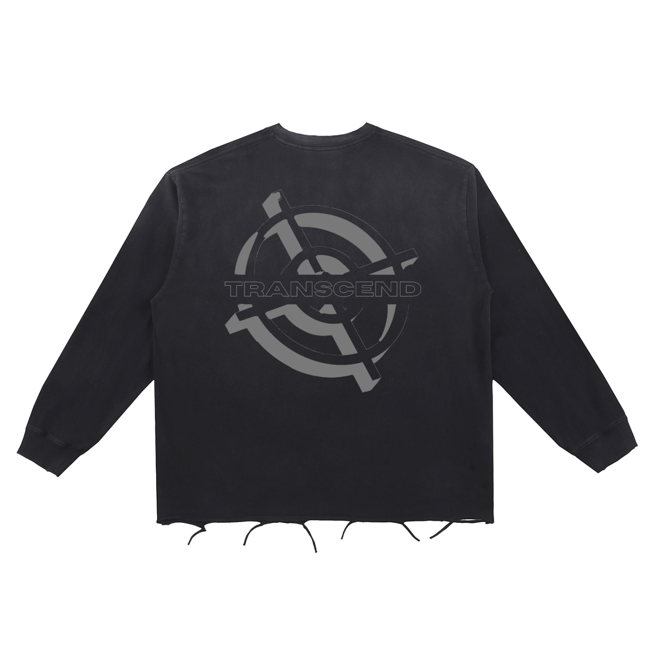 TARGET RAW EDGE _LONG SLEEVE [black]