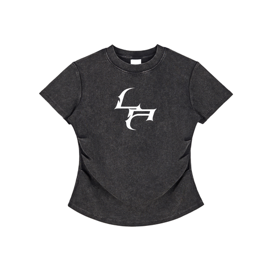 VINTAGE WOMEN_TEE [dark gray]