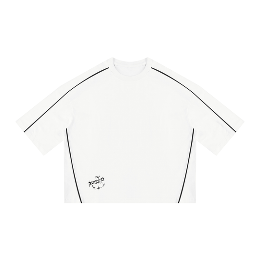 Unisex Heavyweight Boxy Piping T-Shirt