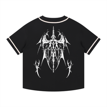 BONES_ BASEBALL JERSEY [black]