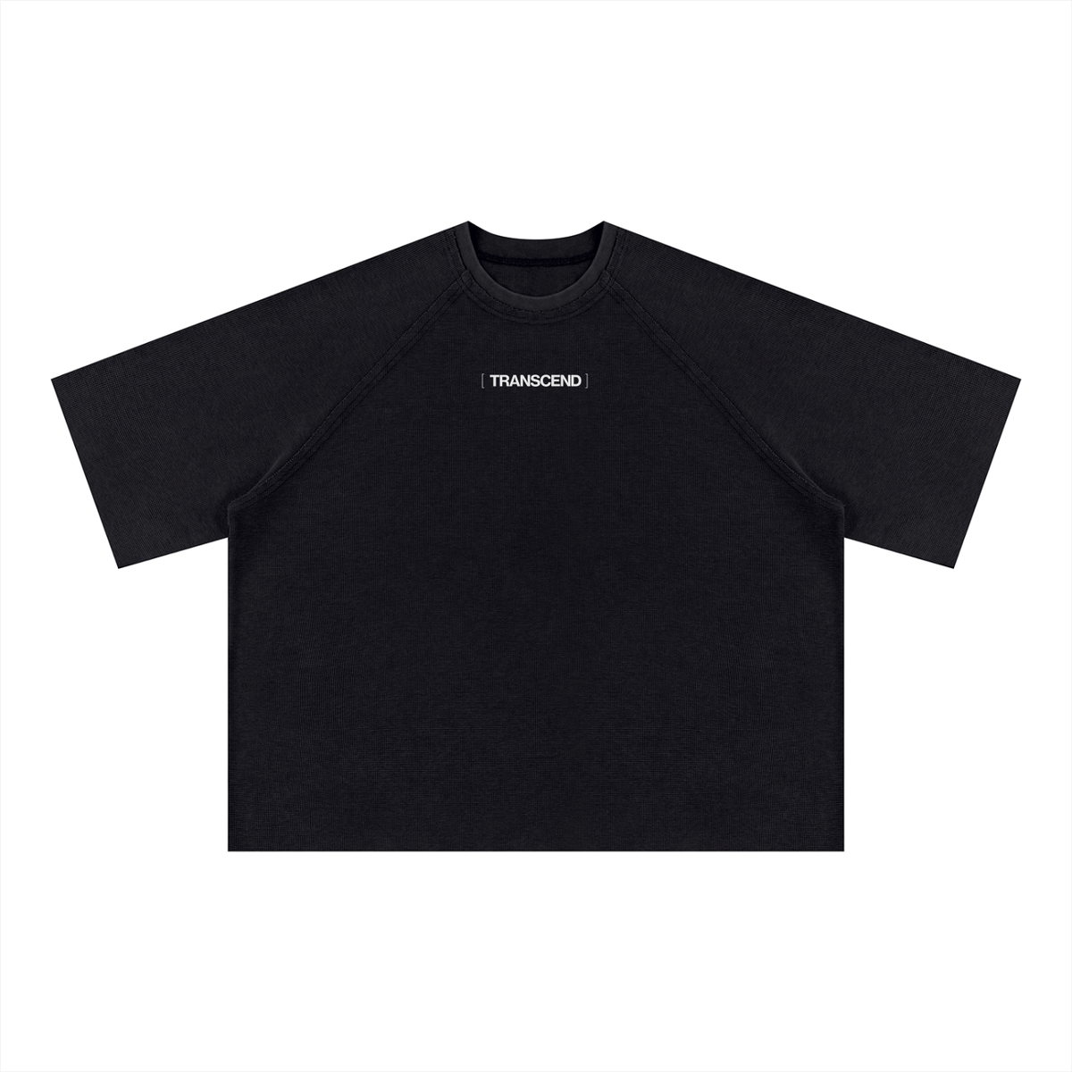 Unisex Mineral Wash Boxy Waffle T-Shirt