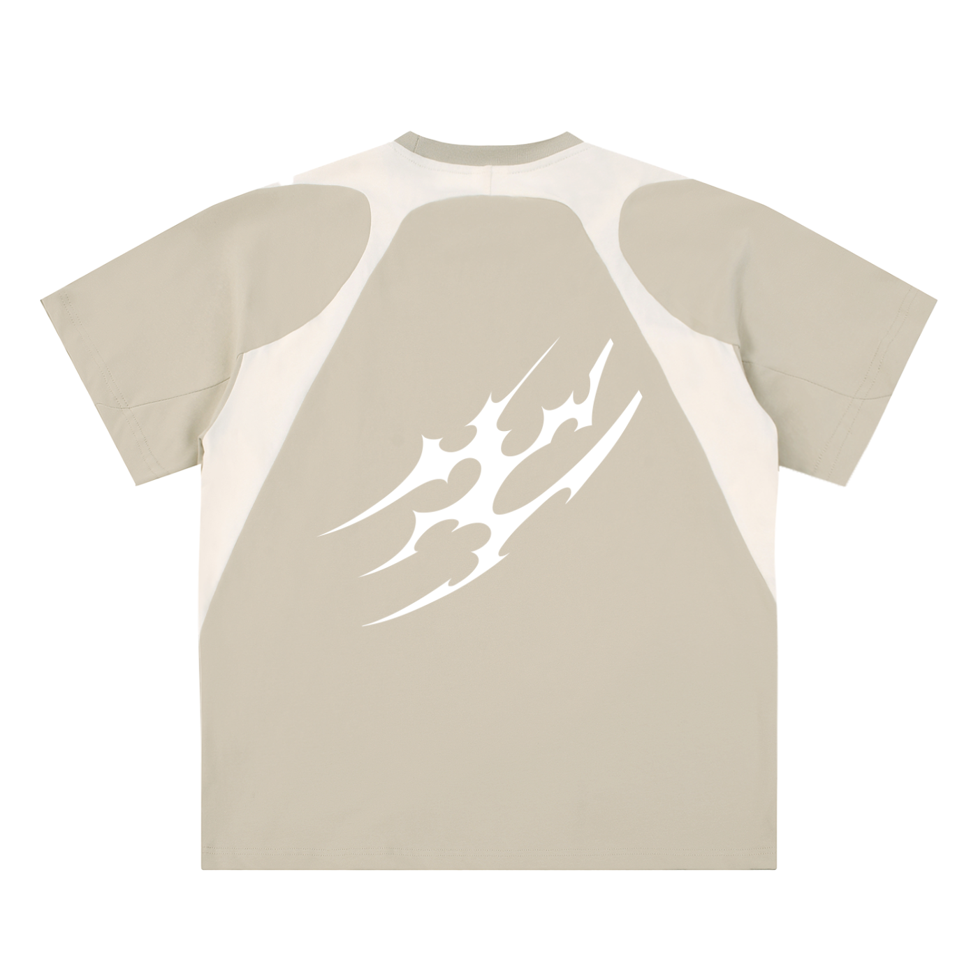 TRIBAL STREETMODE_CASUAL JERSEY  [Cream / Tan]