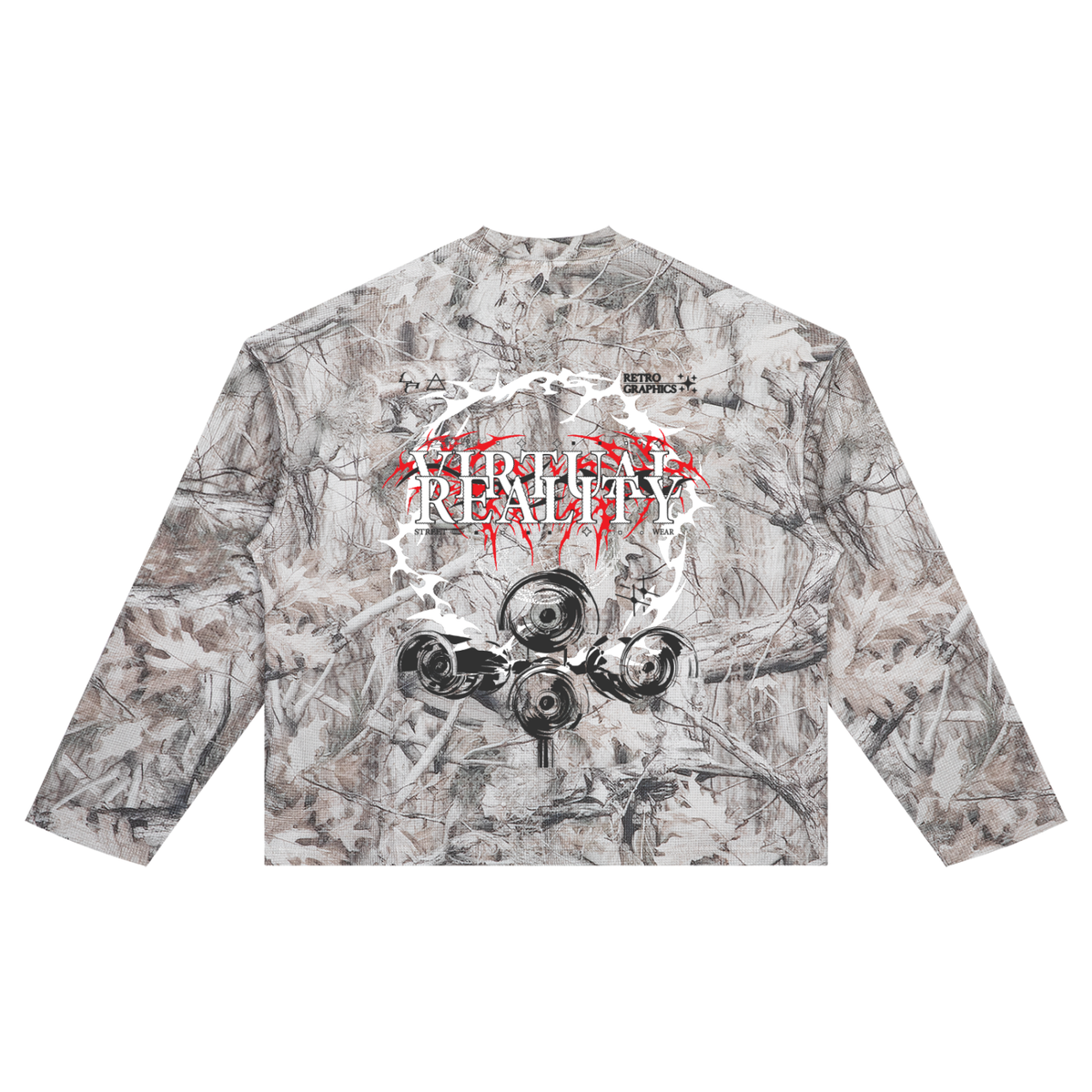 Virtual Reality 3.0 | Tree Camo Waffle T-Shirt