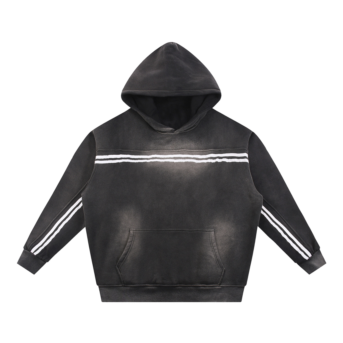 Tribal 3.0 | Sun Fade Contrast Tape Fleece Hoodie