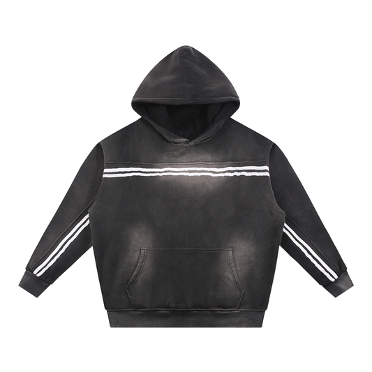 Tribal 3.0 | Sun Fade Contrast Tape Fleece Hoodie