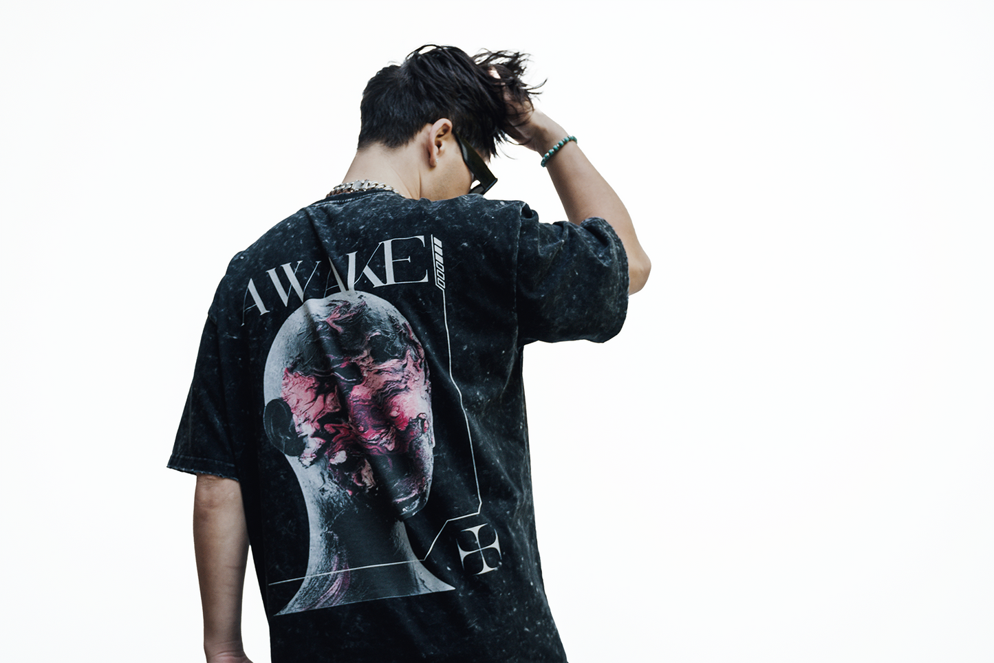 Awake | Snow Acid Wash Tshirt