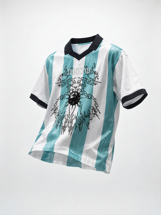 Cyber 3.0 | Boxy Striped Collared Soccer Jersey