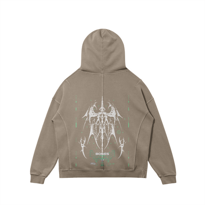 BONES TECH_HOODIE [black, gray, + tan]