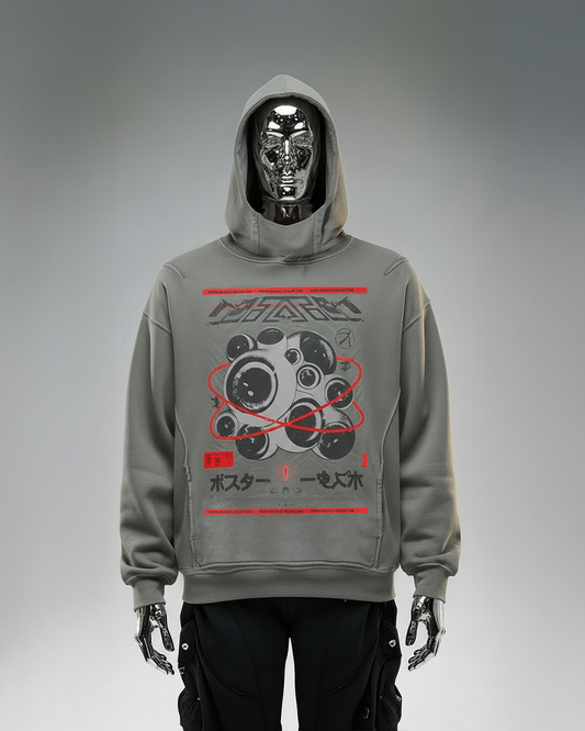 ORBITAL VISION_HOODIE [grey+tan]