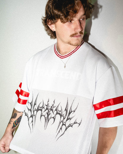 TRIBAL GRUNGE_ Performance JERSEY [white]