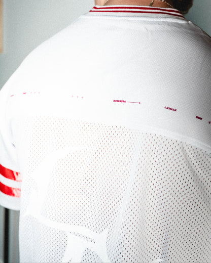 TRIBAL GRUNGE_ Performance JERSEY [white]
