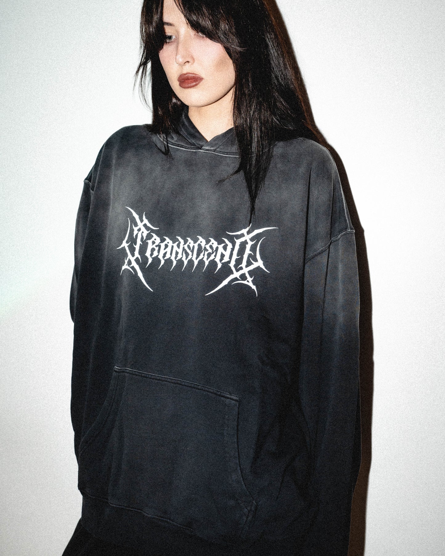 GRUNGE SUNFADE_HOODIE [faded black]
