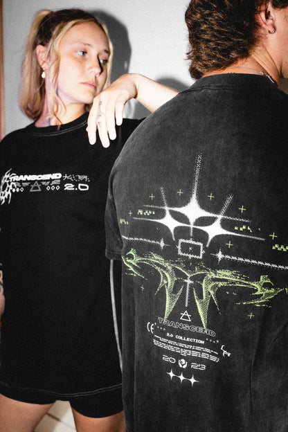 TRANSCEND CIGIL_WASHED TEE [faded gray]