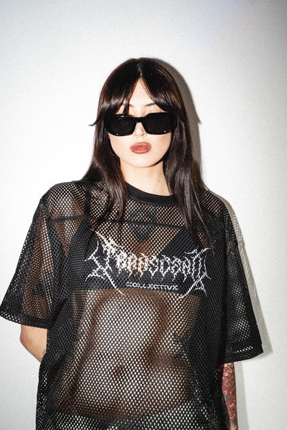 MESH GRUNGE_TEE [black]