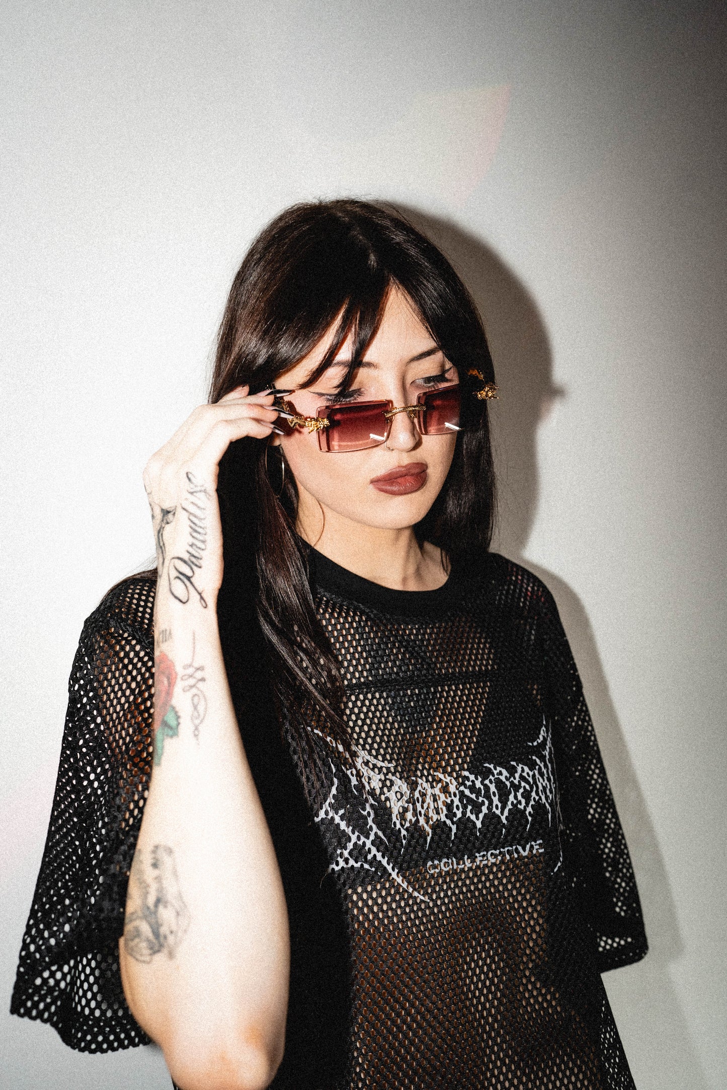 MESH GRUNGE_TEE [black]