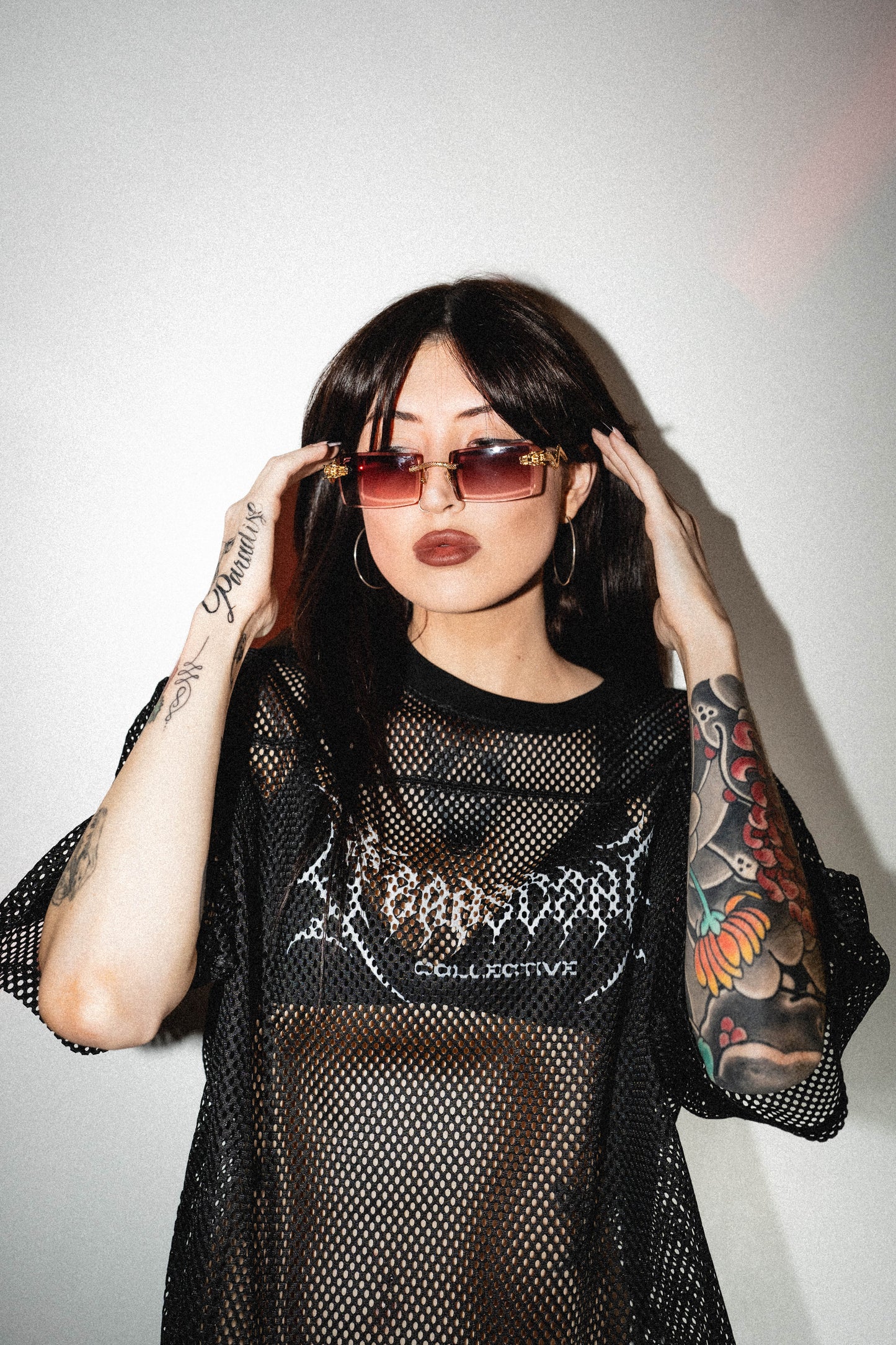 MESH GRUNGE_TEE [black]