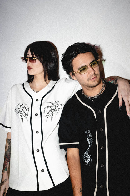 TRIBAL GRUNGE _JERSEY  [white]