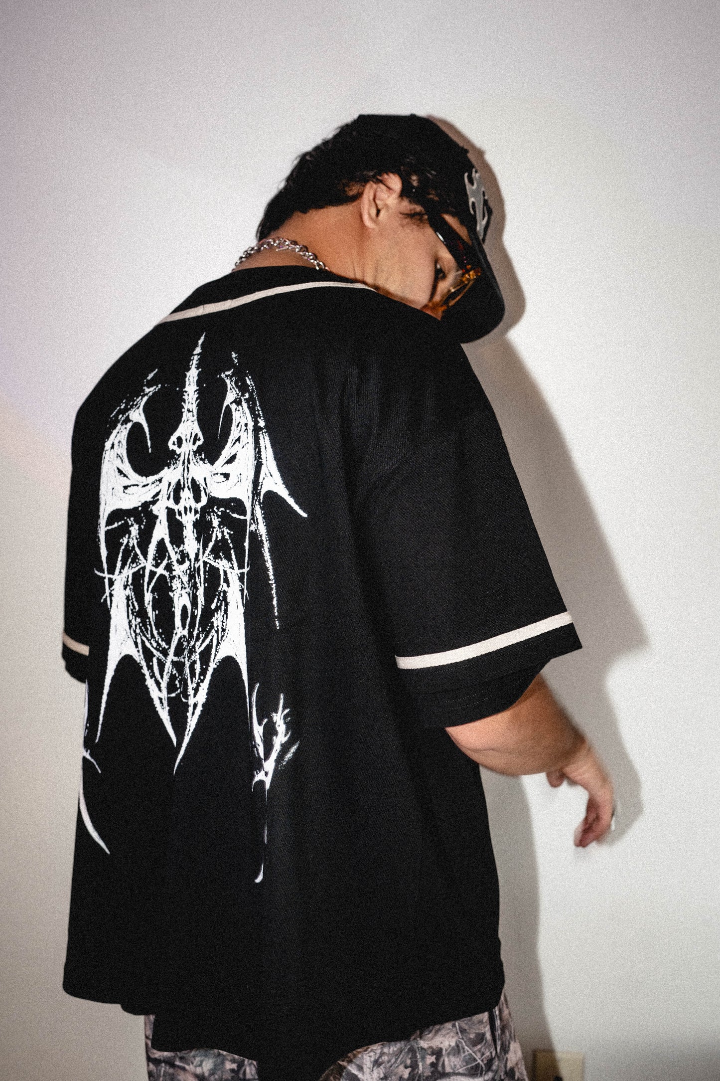 BONES_ BASEBALL JERSEY [black]