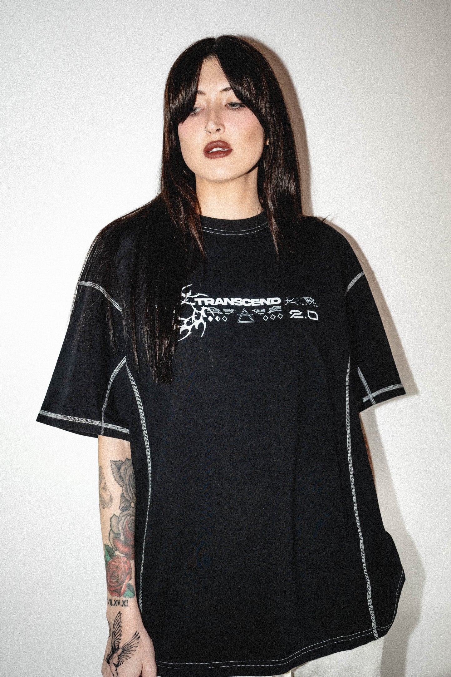 STREETWEAR STITCHED_TEE [black]