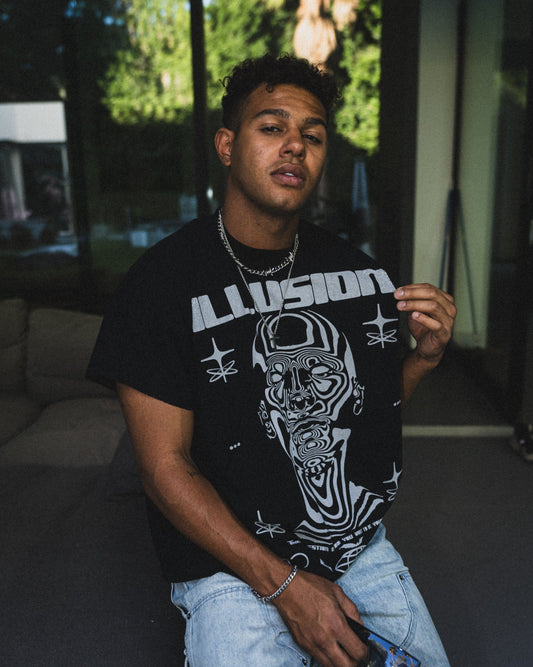 ILLUSION BOXY_TANK [black]