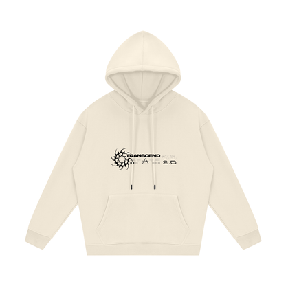 GRUNGE NEO TRIBAL_HOODIE [white, apricot, gray, + cream]