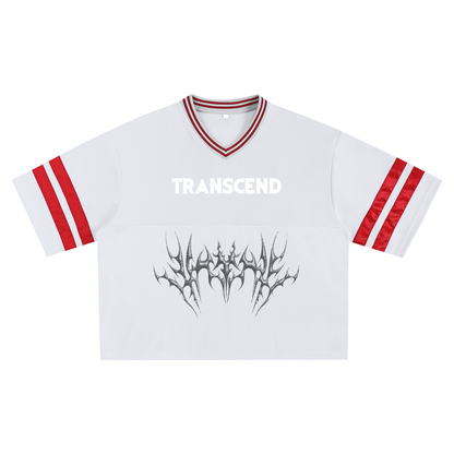 TRIBAL GRUNGE_ Performance JERSEY [white]