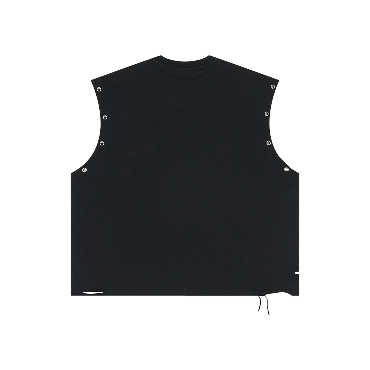Addicted | Distressed Grommet Eyelet Tank Top