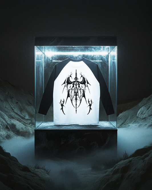 BONES TWO TONE_LONG SLEEVE [black/white]